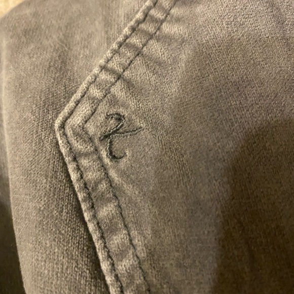 Kut from the Kloth gorgeous gray velvet Donna skinny size 8 - Picture 12 of 12